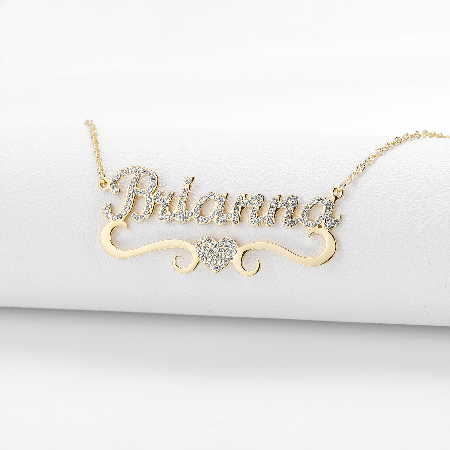 Name Necklace · 名字頸鏈(可鑲鑽)